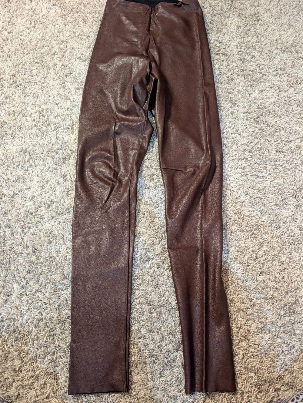 Commando Brown Faux Leather Legging